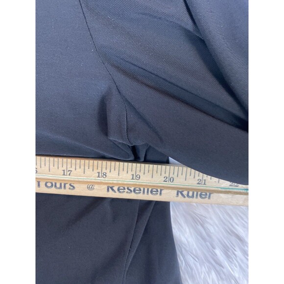 Perceptions New York Women’s Sweater Size 12 BlACK Cover Up 3/4 Sleeves - Picture 6 of 8